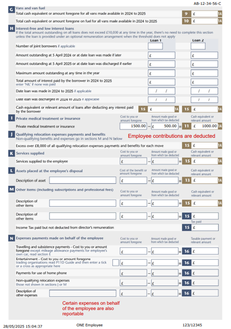 How to complete and submit P11D forms